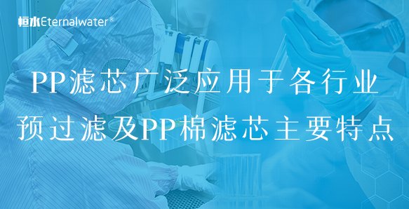 PP滤芯广泛应用于各行业预过滤及PP棉滤芯主要特点